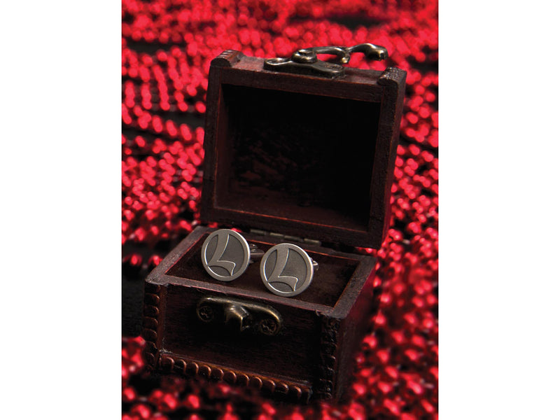 Lionel 941042 Lionel "L" Pewter Cuff Links in Wood Box