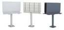 Walthers SceneMaster 949-4252 Modern Single-Post Billboard - Kit - 3-3/8 x 4-3/8 x 2-1/16" 8.6 x 11.1 x 5.2cm, HO