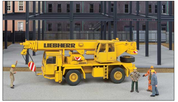 Walthers SceneMaster 949-11015 Two-Axle Truck Crane -- Kit, HO