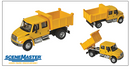 Walthers SceneMaster 949-11632 International(R) 4300 Crew Cab Dump Truck - Assembled - Yellow, HO