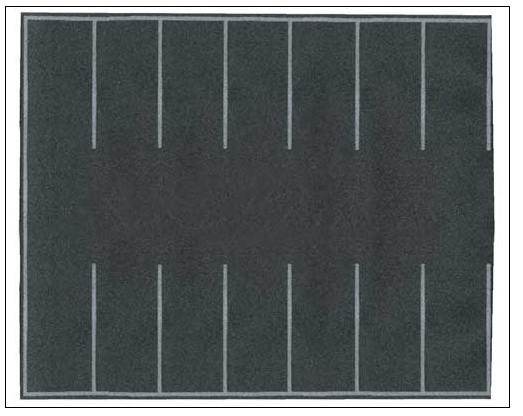 Walthers SceneMaster 949-1260 Flexible Self-Adhesive Paved Parking Lot -- 7-7/8 x 6-3/16" 20 x 16cm, HO