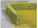 Walthers SceneMaster 949-1300 Short Hedges -- Light Green 19-5/8 x 3/8 x 1/4" 50 x .8 x .6cm