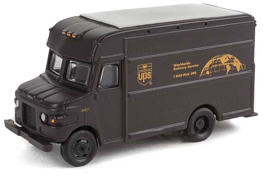 Walthers SceneMaster 949-14000 UPS Package Car -- United Parcel Service Bow Tie Shield Logo, HO