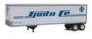 Walthers SceneMaster 949-2501 40' Trailmobile Trailer 2-Pack - Assembled -- Atchison, Topeka & Santa Fe, HO