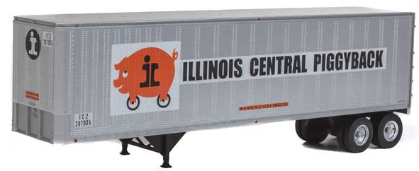 Walthers SceneMaster 949-2506 40' Trailmobile Trailer 2-Pack- Assembled -- Illinois Central, HO