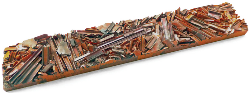 Walthers SceneMaster 949-3106 Heavy Scrap Load -- Fits WalthersMainline 53' Corrugated-Side Gondola, HO