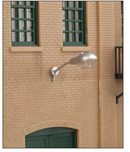 Walthers SceneMaster 949-4314 Modern Short Arm Wall Mount Light pkg(3), HO