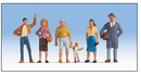 Walthers SceneMaster 949-6055 Pedestrians pkg(6) -- Set
