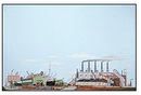 Walthers SceneMaster 949-713 Background Scene 24 x 36" 60 x 90cm - Instant Horizons(TM) -- The Docks, HO