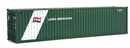 Walthers SceneMaster 949-8270 40' Hi-Cube Corrugated-Side Container - Assembled -- Linea Mexicana (green, white), HO