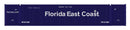Kato 80054J 53' Intermodal Container 2-Pack - Assembled -- Florida East Coast (2020 Scheme, blue, white), N Scale