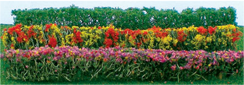 JTT Trees & Shrubs 95510  FLOWER HEDGES 5', HO