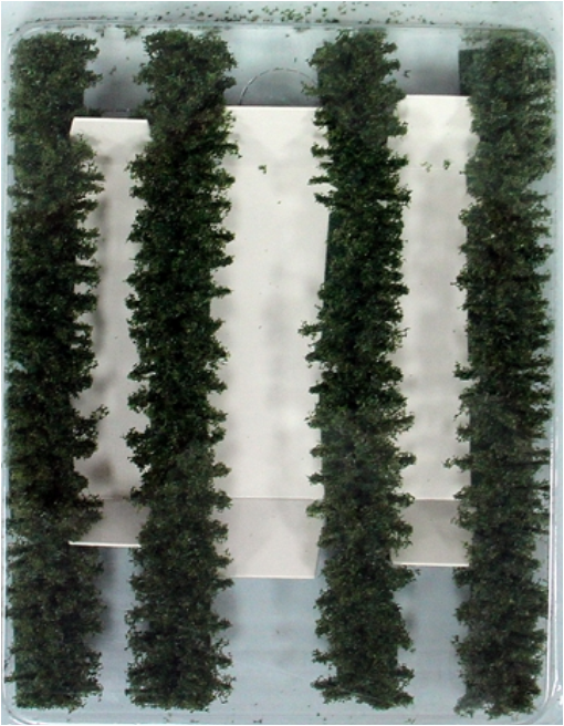 JTT Trees & Shrubs 95615  HEDGEROWS 3/4'x1'x6', HO