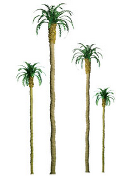 JTT Trees & Shrubs 96009 Palm 9' Pro 1pk, O Scale