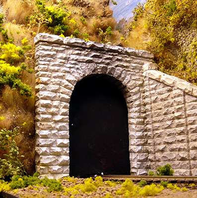 Chooch Enterprises 9740 Single Cut Stone Tunnel Portal - (2), N Scale
