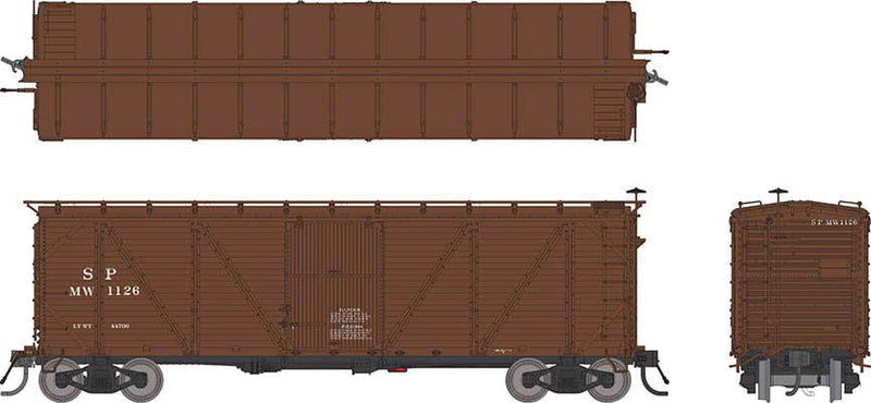 Rapido 171006A  Southern Pacific B-50-15 Boxcar: Company Service - As Built w/ Viking Roof: S, HO