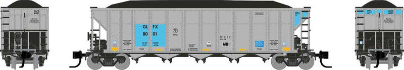 Rapido 538011A AutoFlood III RD Coal Hopper: GLFX - Single Car, N Scale