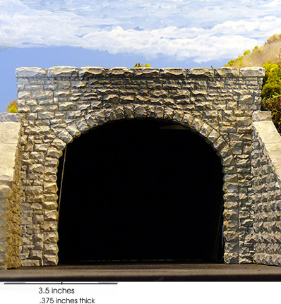 Chooch Enterprises 9770 Double Random Stone Tunnel Portal - (2), N Scale
