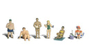 Woodland Scenics A1853 Sun Bathers, HO