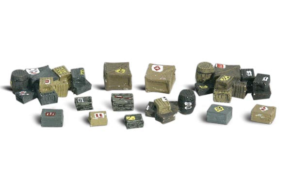 Woodland Scenics WOO1855 Assorted Crates - Scenic Accents(R), HO Scale