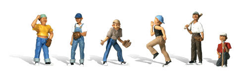 Woodland Scenics - A1870 Baseball Players Ii Figures, HO