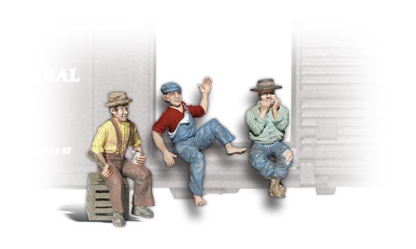 Woodland Scenics WOO2548 Scenic Accents(R) Figures -- The Bumm Brothers, G Scale