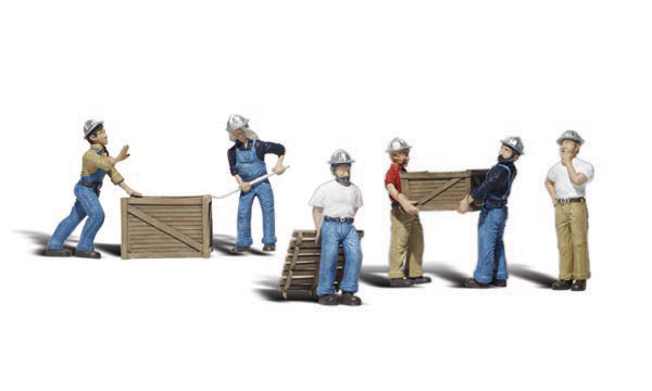 Woodland Scenics A2729 Dock Workers, O Scale