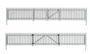 Woodland Scenics A3004 Picket Fence - O Scale
