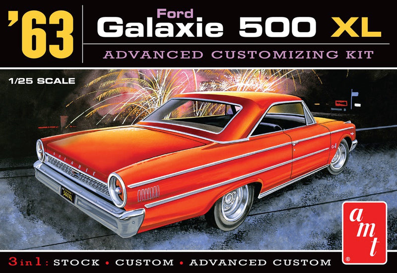 AMT Model Kits AMT1186 1963 Ford Galaxie 1:25