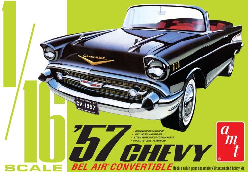 AMT Model Kits AMT1159 1957 Chevy Bel Air Conv 1:16