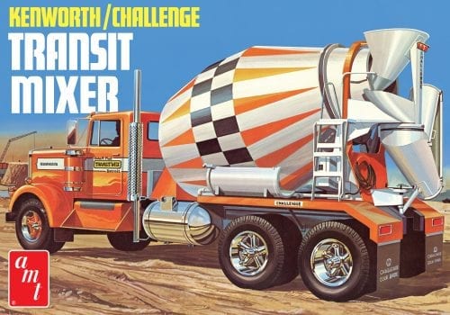 AMT Model Kits AMT1215 Kenworth Cement Mixer 1:25