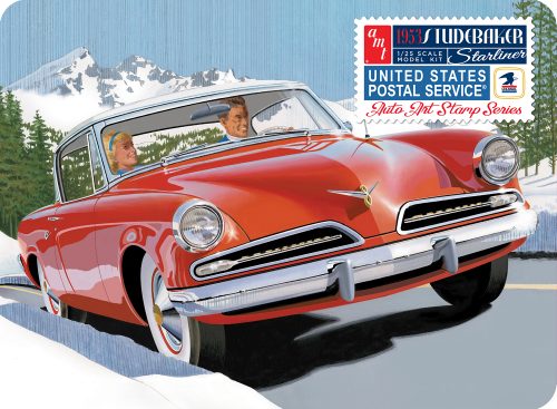 AMT Model Kits AMT1251 '53 Studebaker Starliner USPS 1:24