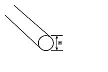 Plastruct 92035 Acrylic Rod-Solid Round -- 5/16 x 17-1/2" Long, All Scales