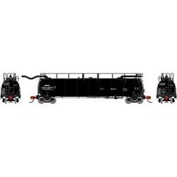 Athearn ATH15071 N TankTrain Intermediate, GATX/Black Letter