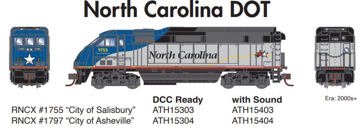 PREORDER Athearn ATH15403 N F59PHI w/DCC & Sound, RNCX