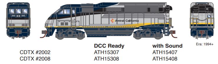 PREORDER Athearn ATH15307 N F59PHI, CDTX