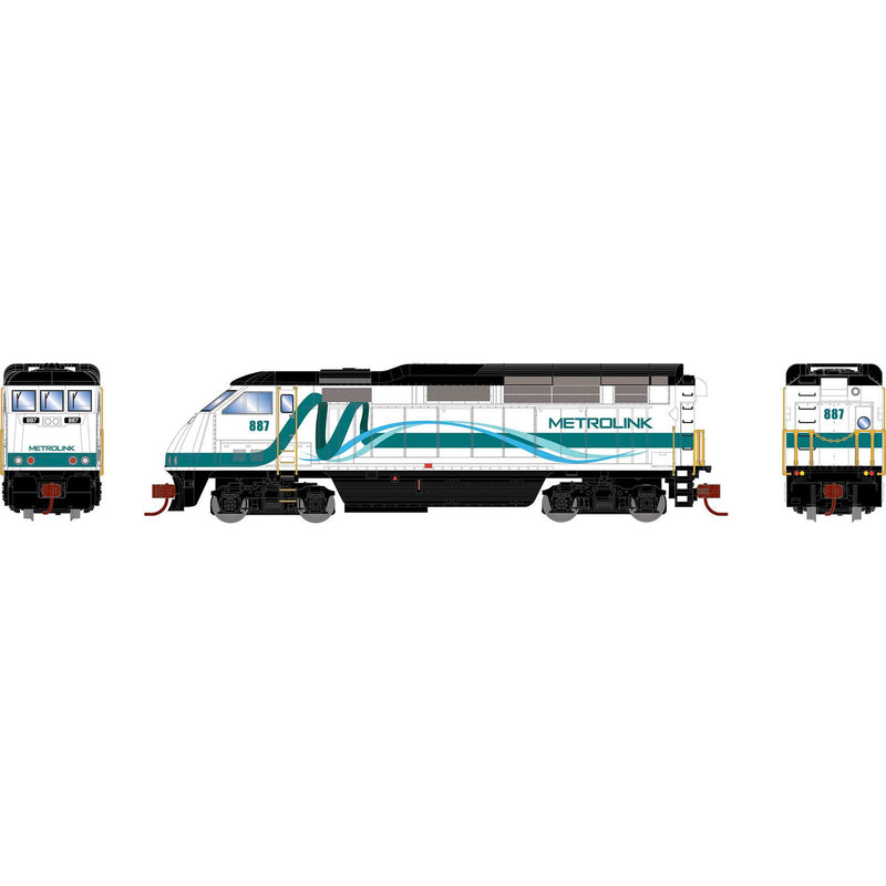 PREORDER Athearn ATH15971 N F59PHI Locomotive With DCC & Sound, SCAX