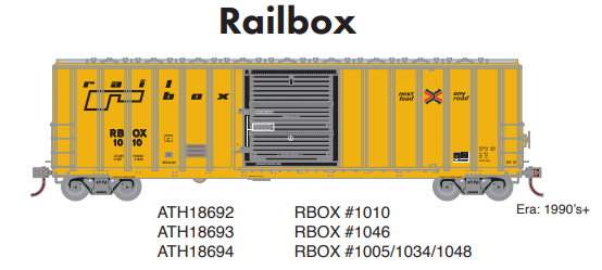 PREORDER Athearn ATH18693 HO 50' FMC 5347 Box, RBOX