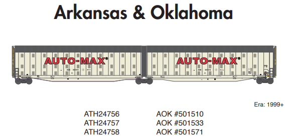 PREORDER Athearn ATH24756 N Auto-Max Carrier, AOK