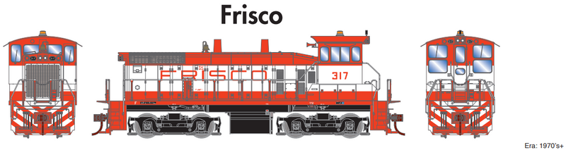 Athearn ATH29679 HO SW1500, Frisco