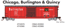PREORDER Athearn ATH2980 N 50' PS-1 Single Sliding Door Box, CB&Q