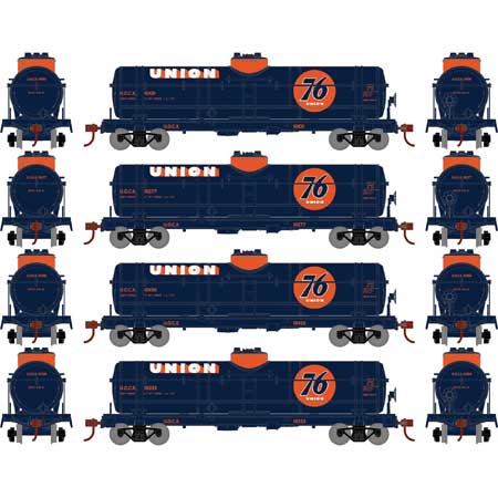 PREORDER Athearn ATH3373 HO 1-Dome Tank, Union Oil/UOCX (4)