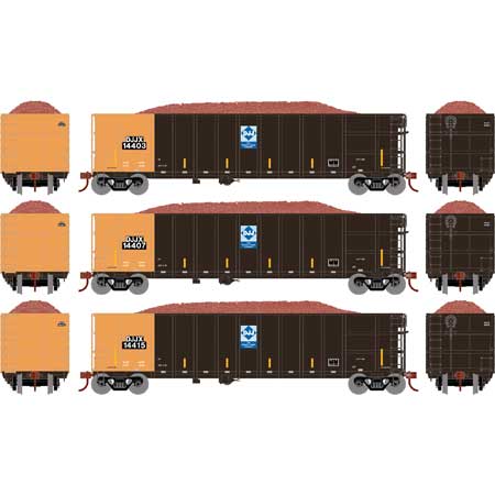 PREORDER Athearn ATH3874 N Thrall High Side Gondola w/Load, DJJX