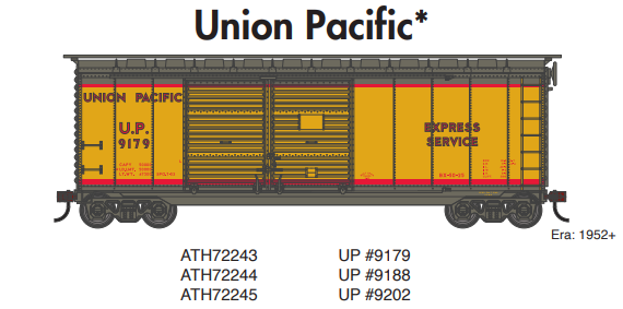 PREORDER Athearn ATH72245 HO 40' Express Box, UP