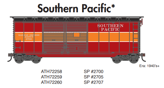 PREORDER Athearn ATH72259 HO 40' Express Box, SP