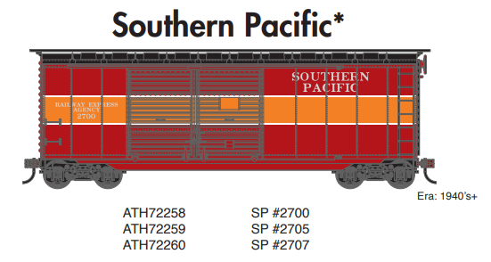 Athearn ATH72260 HO 40' Express Box, SP