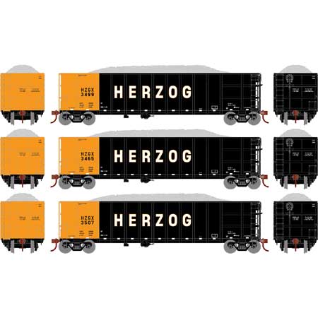 PREORDER Athearn ATH7669 HO Thrall High Side Gondola w/Load, HZGX