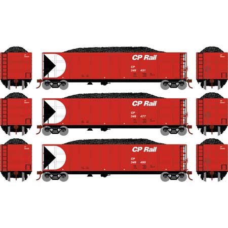 PREORDER Athearn ATH7673 HO Thrall High Side Gondola w/Load, CP