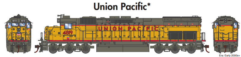 PREORDER Athearn ATH86867 HO SD45T-2 Locomotive, Union Pacific