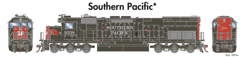 Athearn ATH86971 HO SD45T-2 Locomotive with DCC & Sound, Southern Pacific